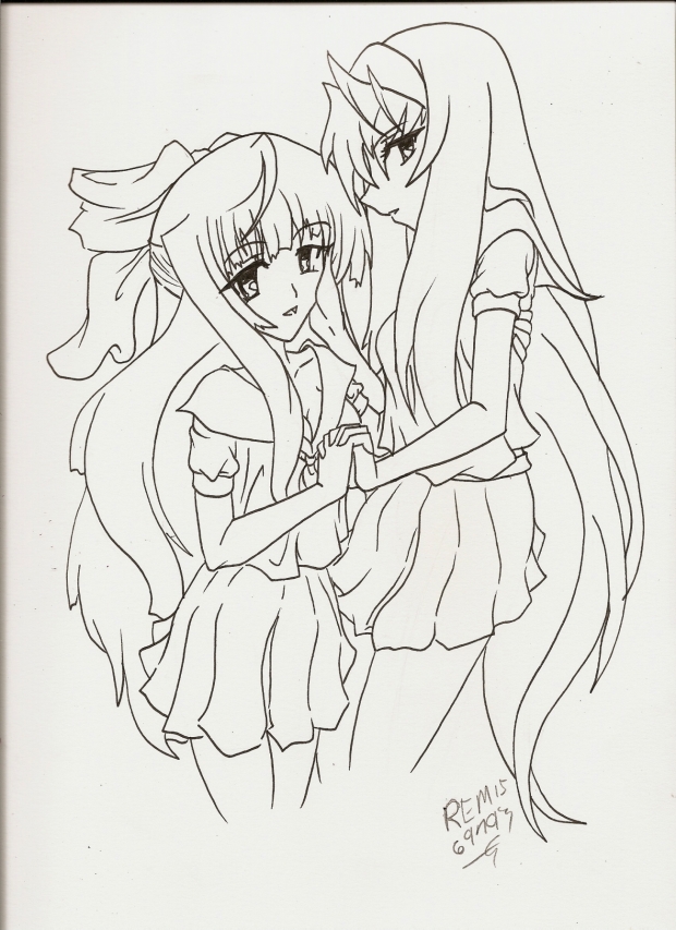 Happy B-Day Britty! Chikane and Himeko