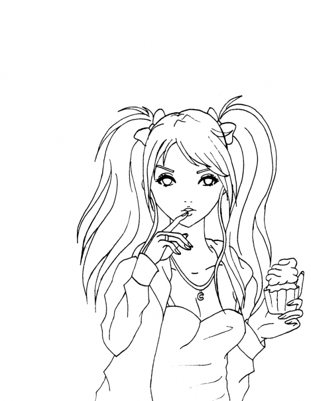 Saliesha-Christine lineart