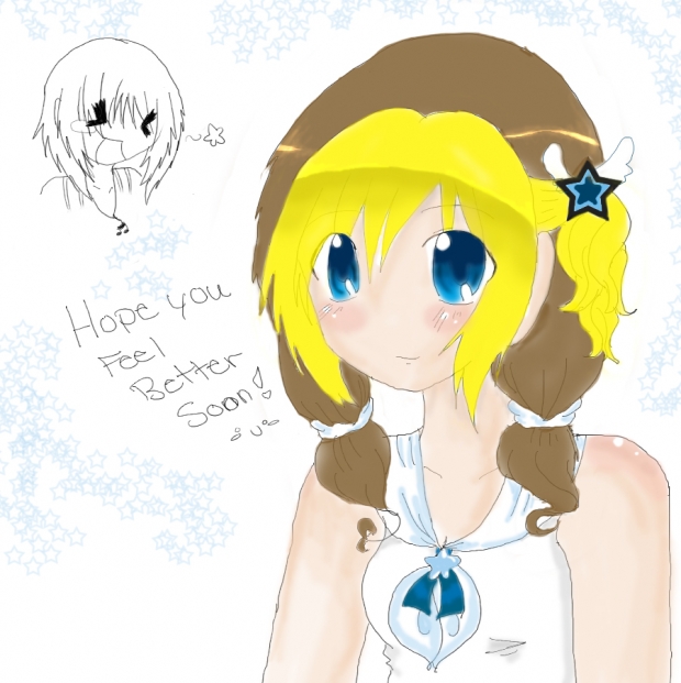 Hope you feel better soon!! ( for RSRkingdomstars)