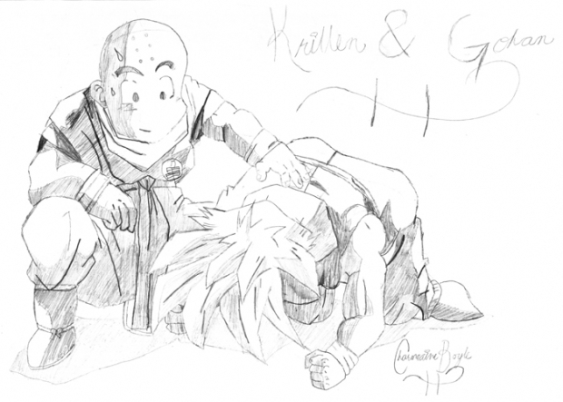 Krillen And Gohan