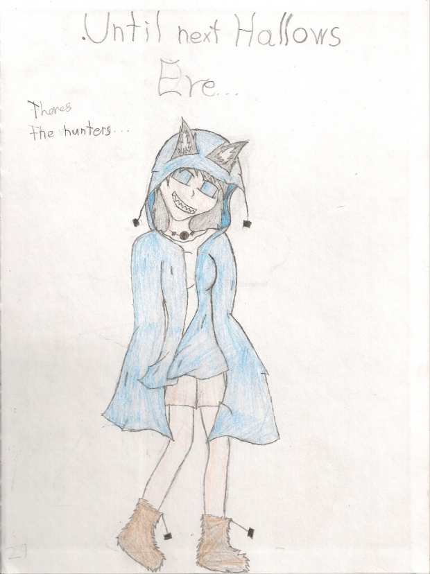 There the hunters....