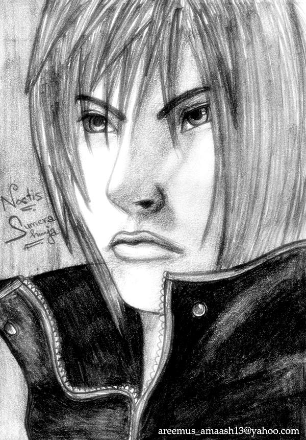 Noctis Sketch By Areemus