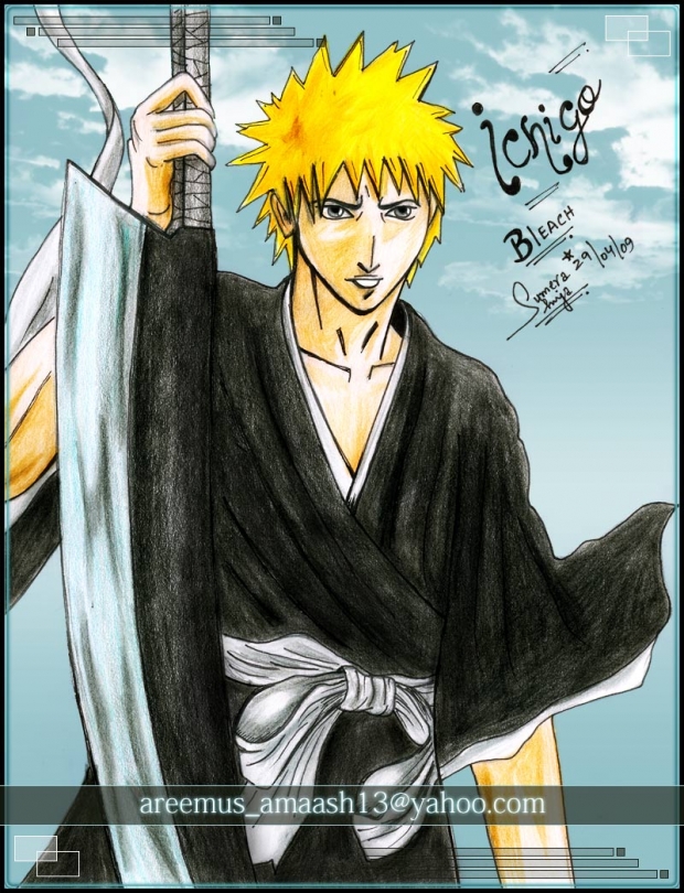 ~Bleach Ichigo on Ajan Bday~