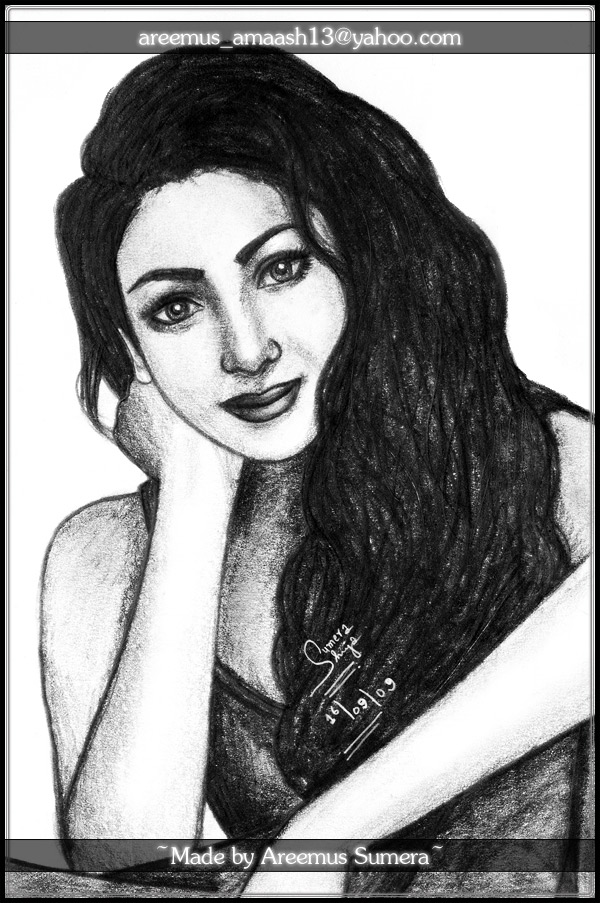 Smiling.. With glowing eyes...