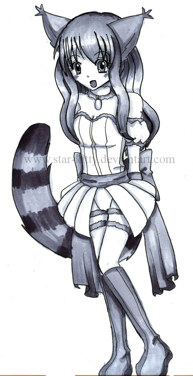 Mew Tiramisu black and white