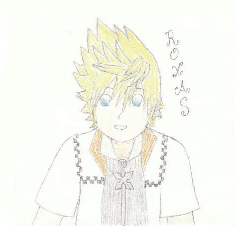 Roxas Smiles-Colored