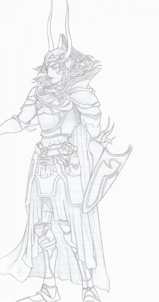 Warrior of Light (Pencil Work)