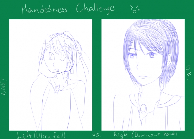 Handedness Challenge, All the fails