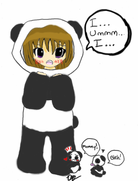 Rika-chan, The Panda! (Colored!)