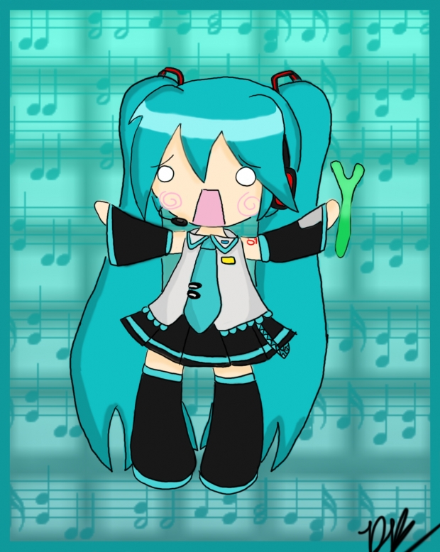 Miku and Her Leek