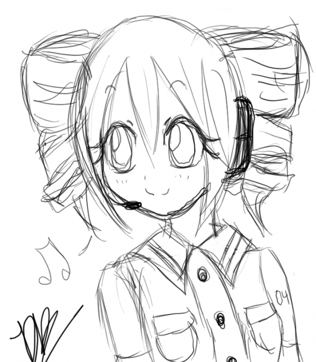Vocaloid: Kasane Teto Sketch