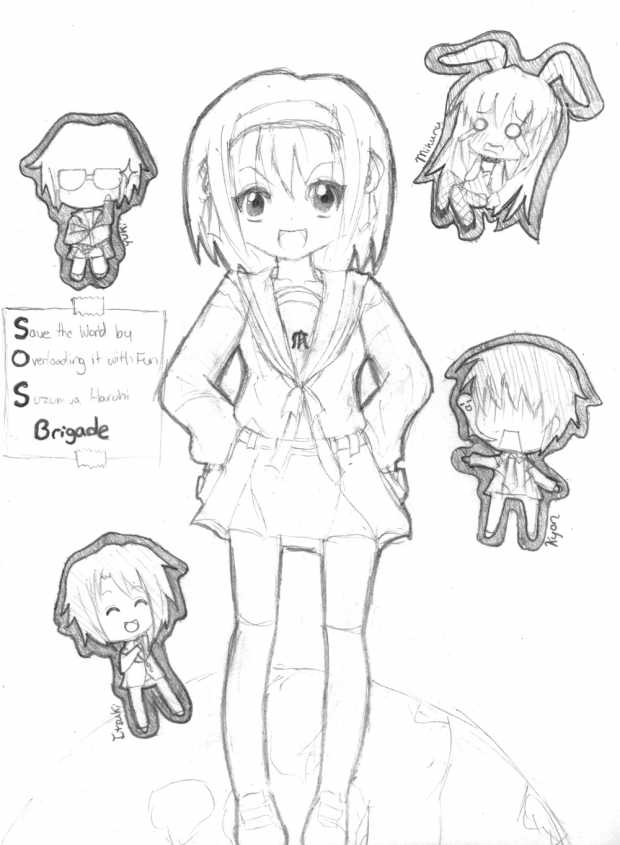The Antics of Haruhi Suzumiya (Sketch)