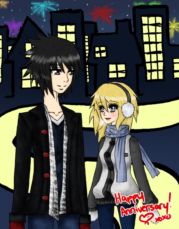 .::Sketchy City::. Happy Anniversary C: