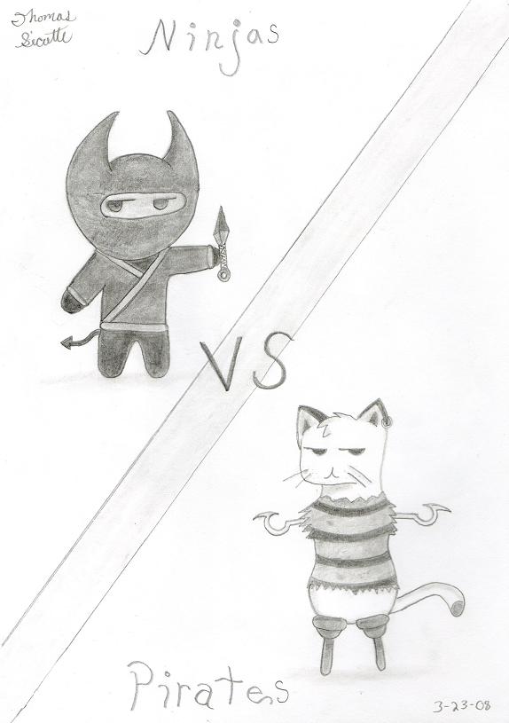 Ninja vs Pirates
