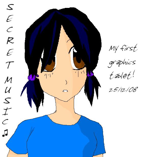SecretMusic using my first tablet!