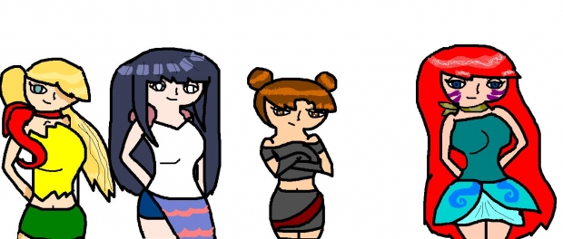 FFX2 Styled Naruto girls