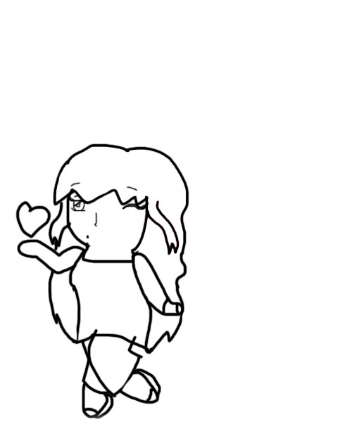 Chibi Lineart-Aranane