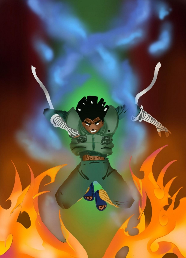 Rock Lee opens the gates