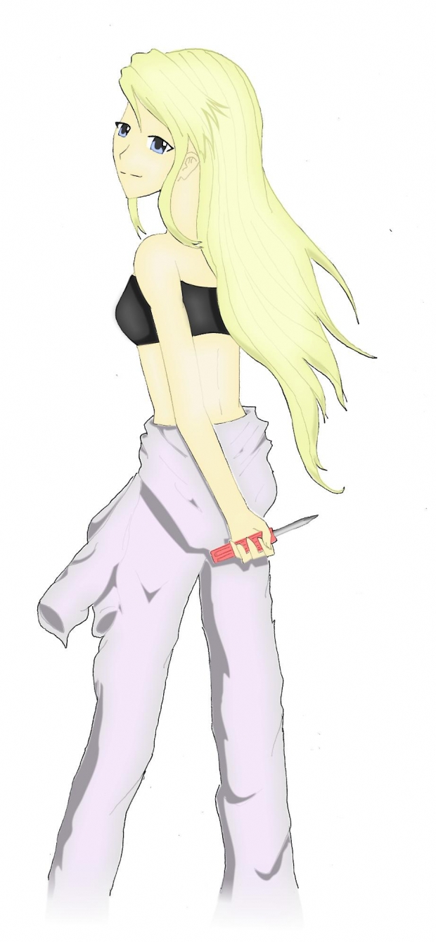 Winry and Screwdriver