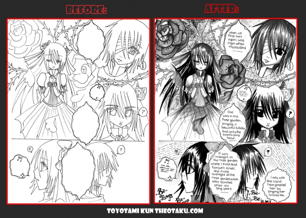 roses lullaby 2: before and after