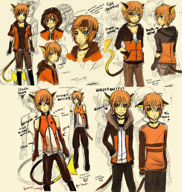 Raimundo's Outfits sketchdump