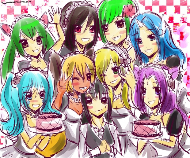 PGR Girls(colored sketch)