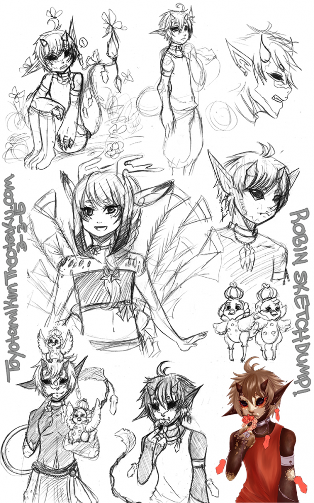 Robin Sketch Dump.
