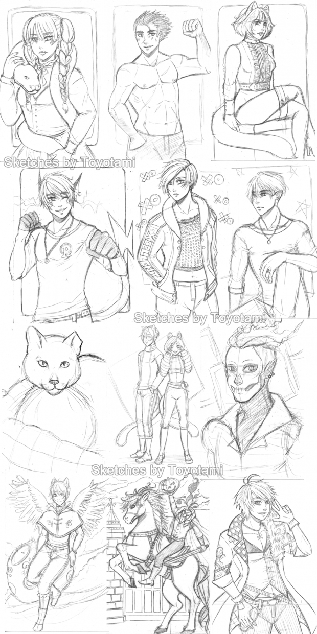 Inktober sketch dump