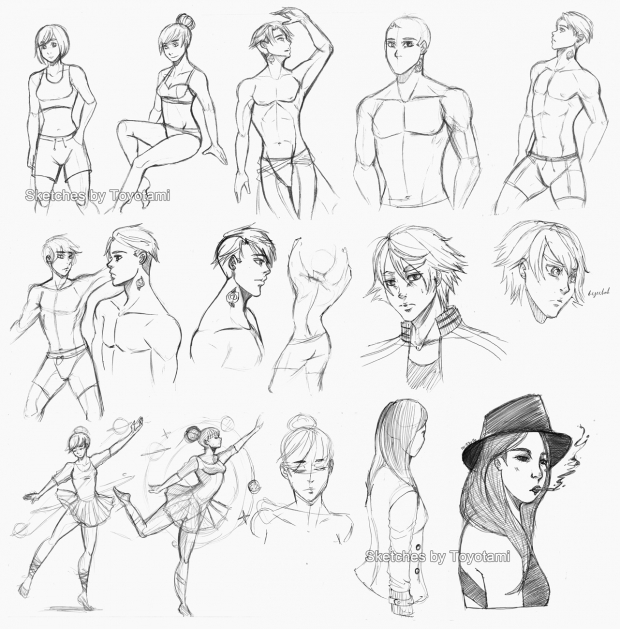 Body practice sketch dump.
