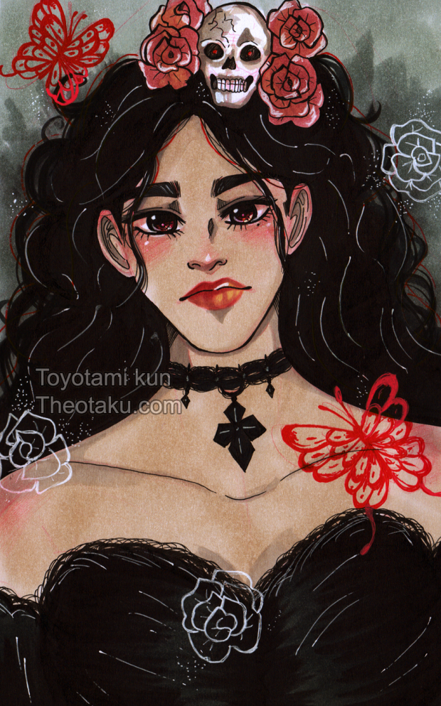 Here comes the bride.