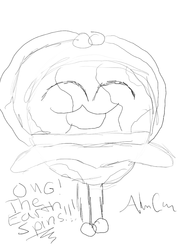 HOMIGOD! THE EARTH SPINS!