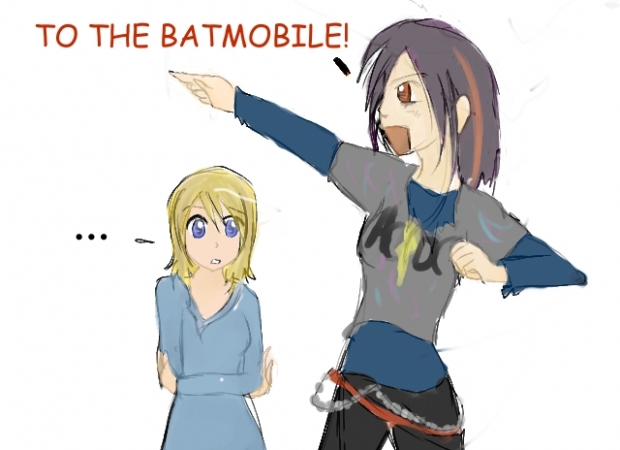 Jigoku Sakura's Contest..PART TWO! :D..."OFF TO TEH BATMOBILE!"