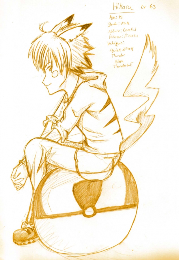 Hikaru the pikachu (sketch)