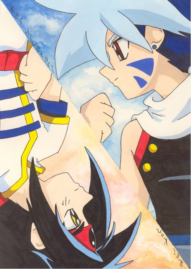 Rei Kon and Kai Hiwatari