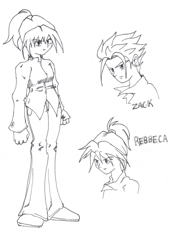 Thunder Twins - Lineart