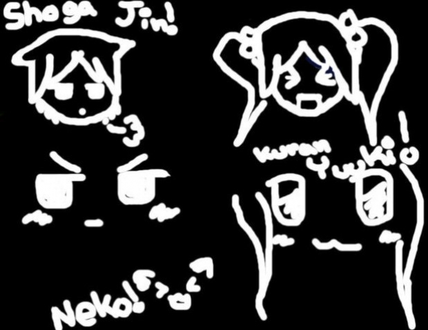 Jin and Yuki in Black and White!