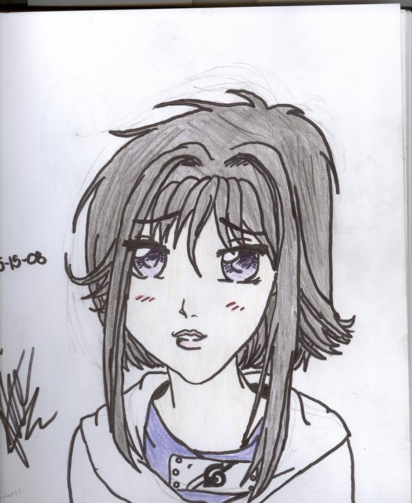 Hinata Hyuga in a Bishoujo Anime
