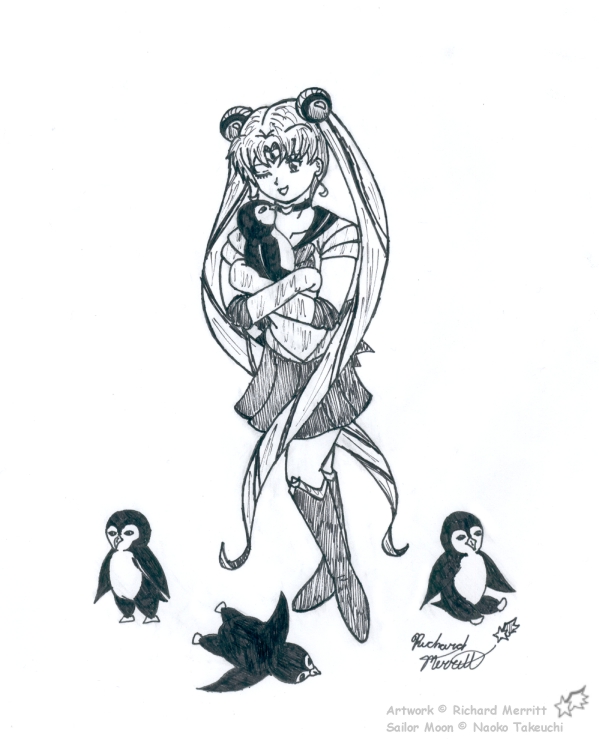 Sailor Moon and Penguins