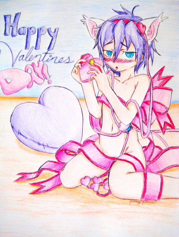 Happy valentines day (colored)