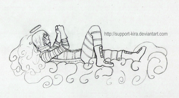 Matt In Heaven--Lineart