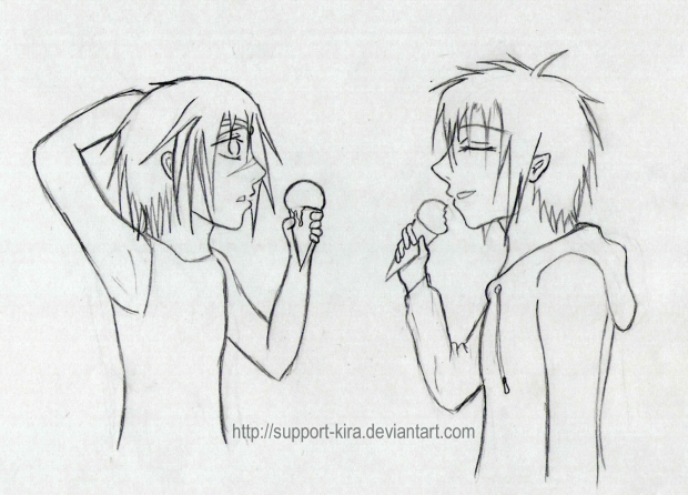 Ice Cream?!--Lineart