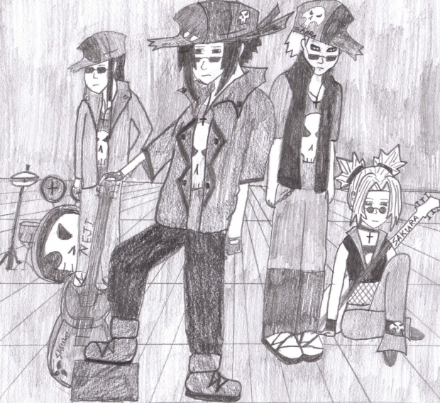 Sasuke,Neji,Gaara,Sakura