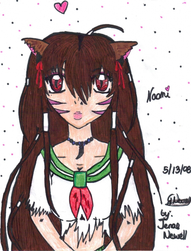 Naomi in Kagome's Uniform!