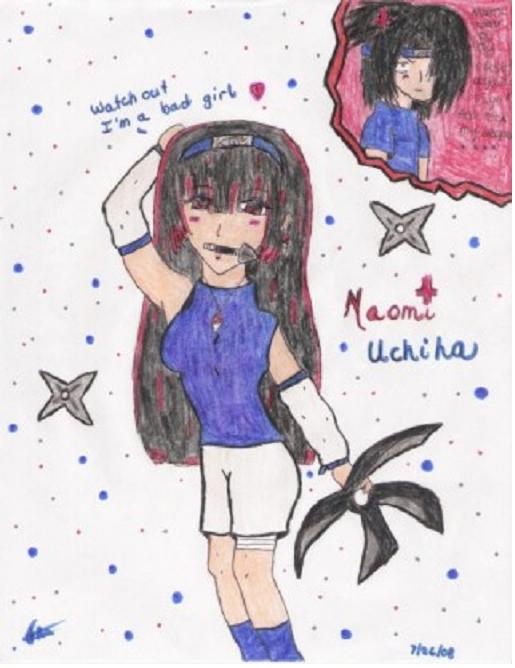 My entry for Erstin314's contest! Naomi in sasuke's clothes