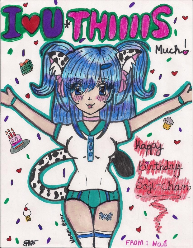 Happy belated Birthday Soji... Heh.... ^^'