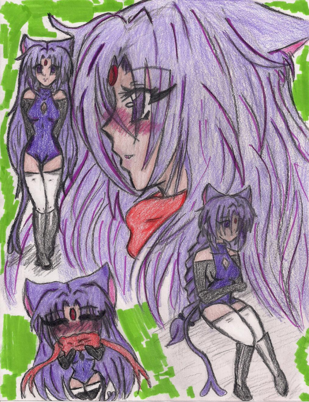 Battle Outfit Sketch Colored