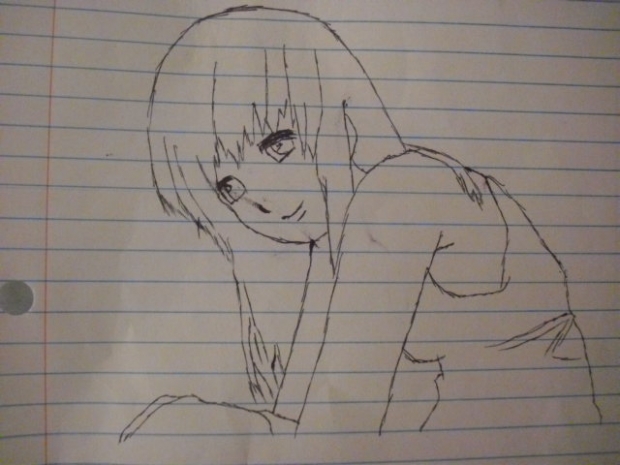 drew my friend ariel  in anime form c: