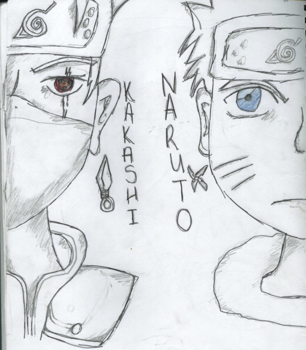 Kakashi and Naruto!
