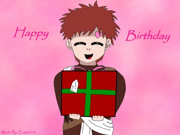Happy Birthday gaara is cool135!