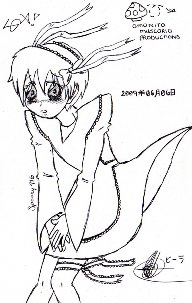 Ruben sama in a Lolita dress